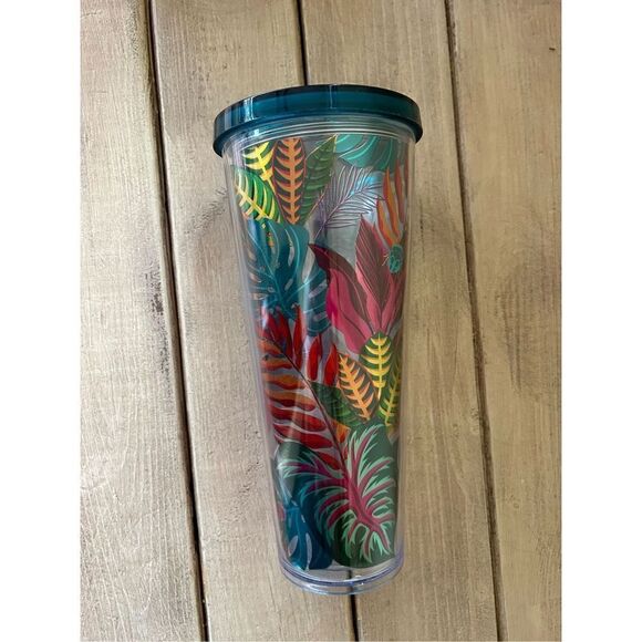 Starbucks Aloha Beetle Tropical Island Jungle Metallic Travel Tumbler Venti 24oz - Picture 2 of 16
